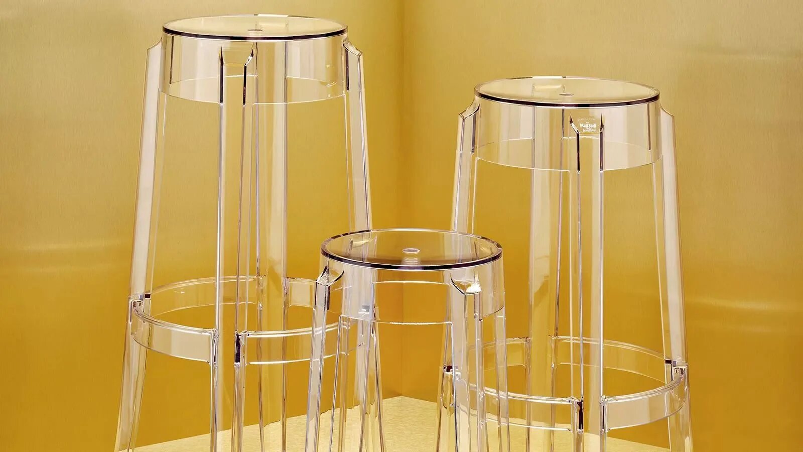 Charles Ghost Stool by Kartell Furniture Stool
